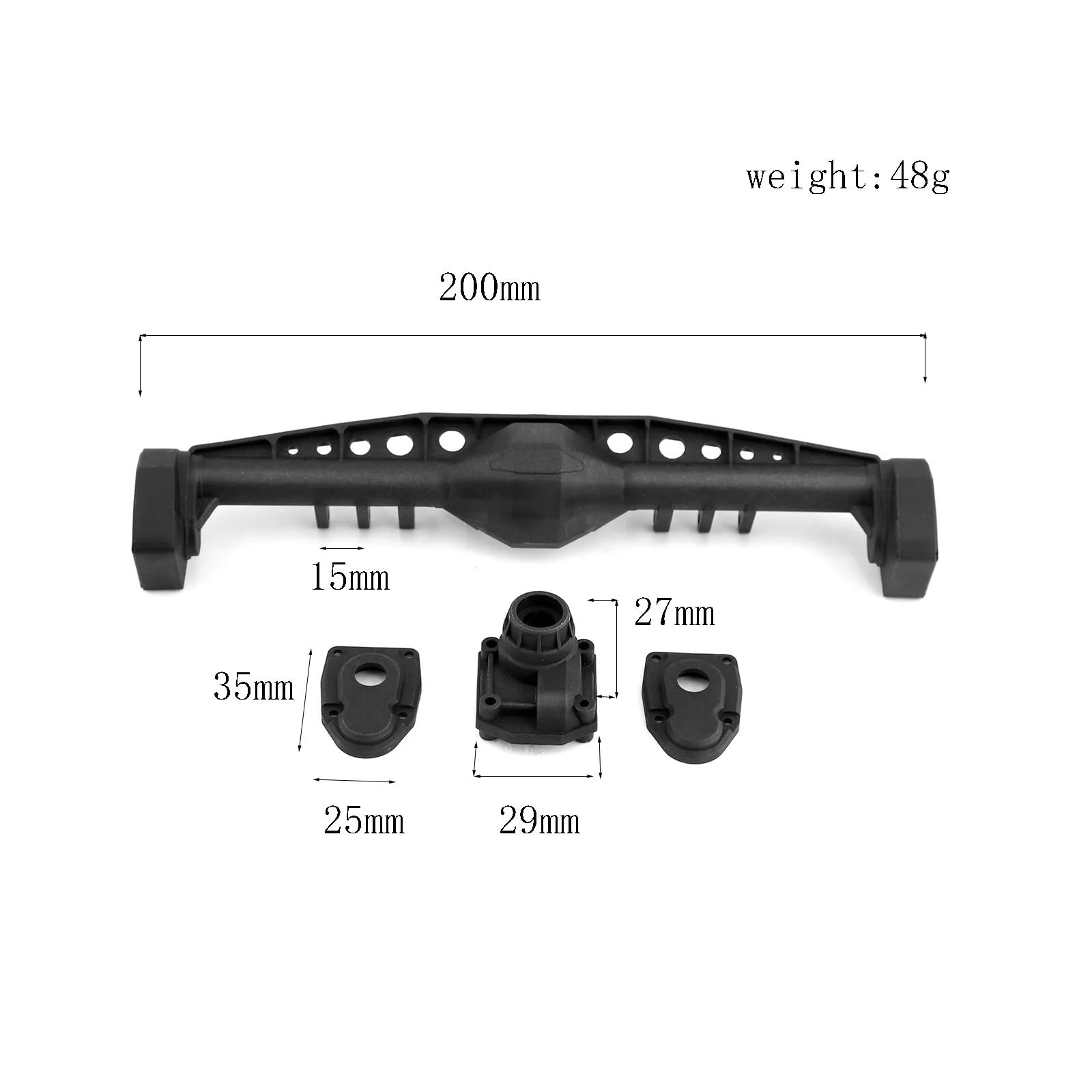 Paraurti Anteriore Anticollisione In Metallo Per Axial Capra 1.9 UTB – 1/10 RC