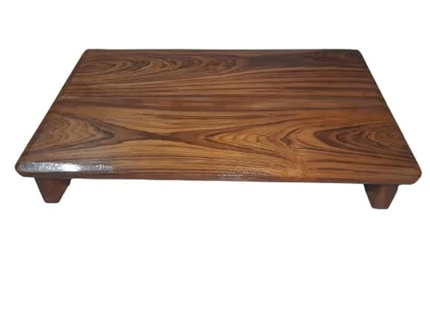 GOKUL ART Solid Wood Stool for Bed Sheesham Wooden Step Stool for Adults One Step Stool for Seniors Non-Slip Mat No Assembly Needed.-image-43