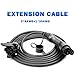 Morec J1772 Extension Cable, 40Amp 20ft EV Extension Cord for EV Charging Stations