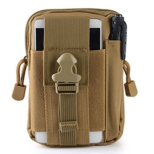 FiveloveTwo Mujeres Hombres Pequeña Riñoneras de Marcha Nylon Bandolera Paquetes De Cintura Pierna Bolsas táctico Pierna Banana Macutos de Senderismo EDC Pouch Waist Bag