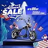 eAhora M1 (2025 Upgrade) 2000W Electric Motorcycle for Adults, 60V 30AH Lithium Battery with 40 Miles Long Range,2 Person Ride, Dual Hydraulic Brakes & Full Suspension,Street Legal (Electric Orange) #1
