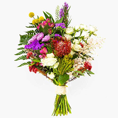 Ramos de flores naturales a domicilio variado Bangkok - Flores frescas - Envío a domicilio 24h GRATIS - Tarjeta dedicatoria incluida - Caja especial para ramos de flores naturales.