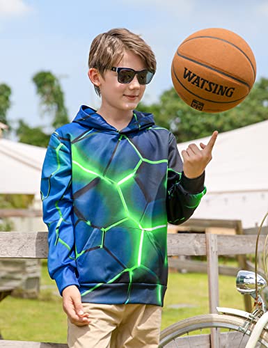 Ahegao 3D Hoodies For Boys Novelty Green Galaxy Pullover Sweater Size 8 9 10 11 12 Kids Fun Soft Lightweight Blue School Hoodys Sweatshirts Big Girls Fissure Graphics Tops Comfy Jersey Coat #TOP1