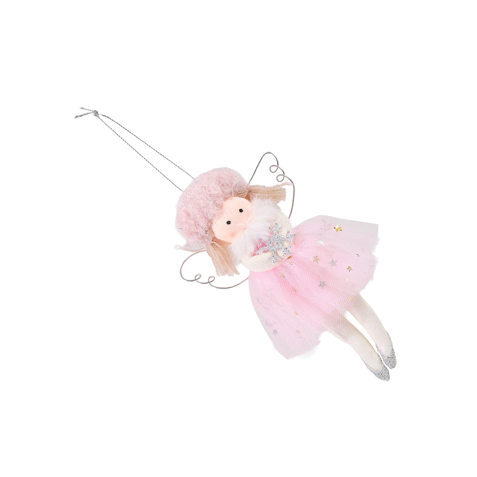 Jazuaiao Angelic Fabric Doll Ornament for Christmas Tree Holiday Home Party Decoration Christmas Tree Decorations
