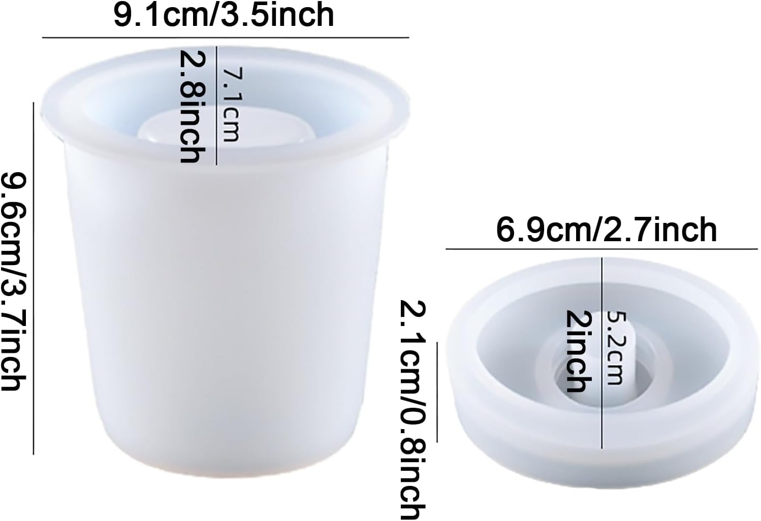 Silicone Soap Dispenser - Resin Molds, Kitchen Dishwashing Liquid Dispenser, Aromatherapy Diffuser, Ideal for Bathroom Decoration (B)