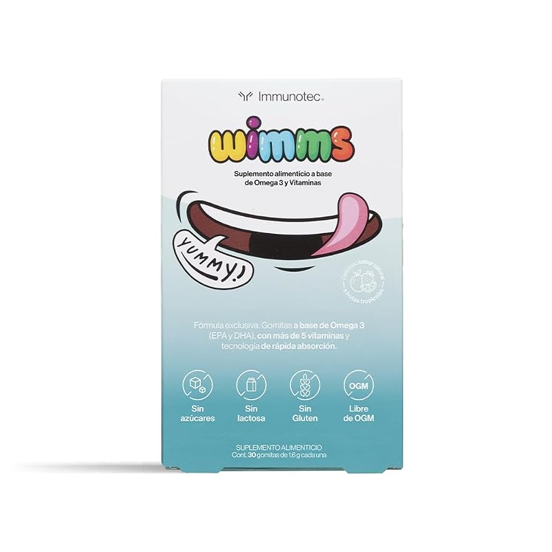 Immunocal Gomas mastigáveis de ômega-3 e multivitamínico, 600 mg de ômega-3 (DHA e EPA), 30 unidades