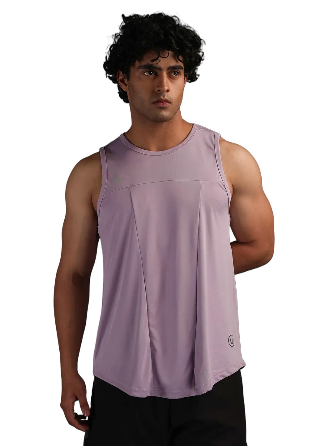 Men Solid Gym Regular Fit Tank Tops Sleeveless Sports Vest-image-12