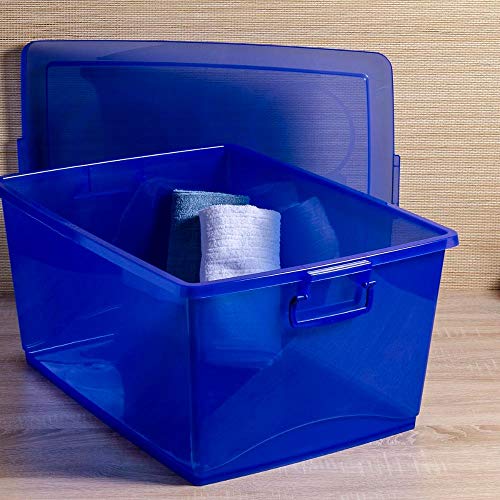 Organizador com Trava Ordene Br Azul 60L