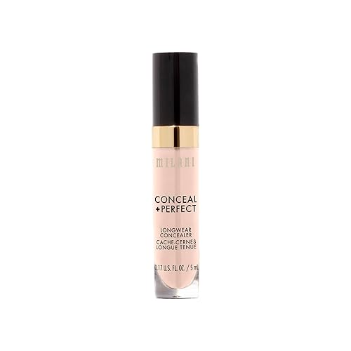 Miniatura 6 de Milani Conceal + Perfect Longwear Corrector 0.17 fl. oz (personalizable) - Corrector líquido vegano, libre de crueldad animal, cubre círculos