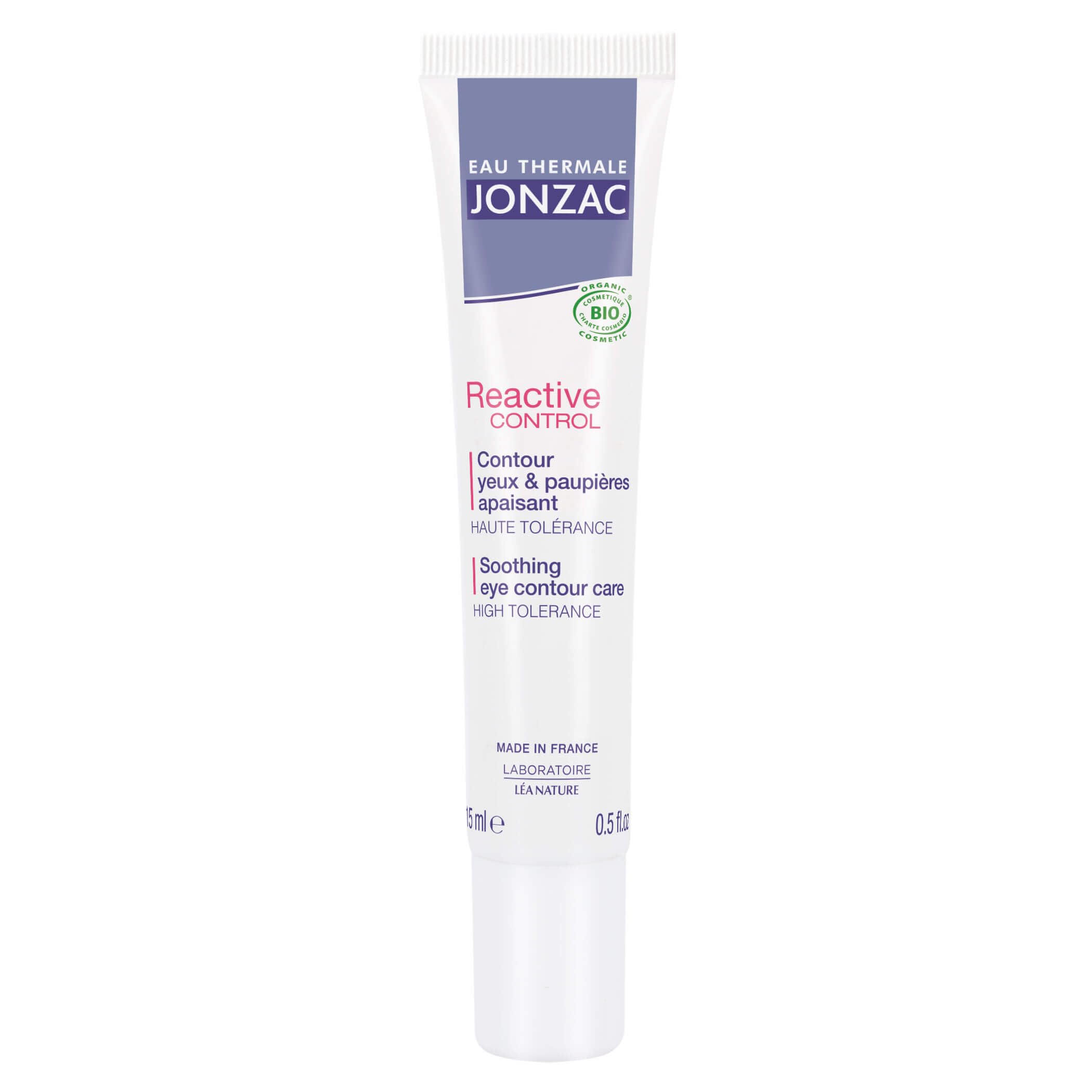 JONZAC Thermalwasser | reaktiv | beruhigende Augen- und Augenkonturen | 2 x 15 ml | reduziert Reizungen & Juckreiz | schützt & beruhigt | parfümfrei | 100 % natürlichen Ursprungs