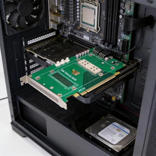 Tarjeta adaptadora PCIe X16 a SXM2 con control de temperatura activo para GPU 4