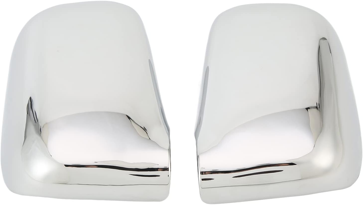 Side Mirror Cover Left Right Side Door Mirror Covers Chrome Rearview Mirror Decorative Shell Heat for CRV 19951999