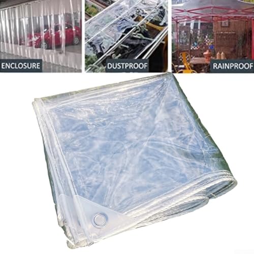 Bâche transparente avec œillets bâche de serre plastique étanche et indéchirable