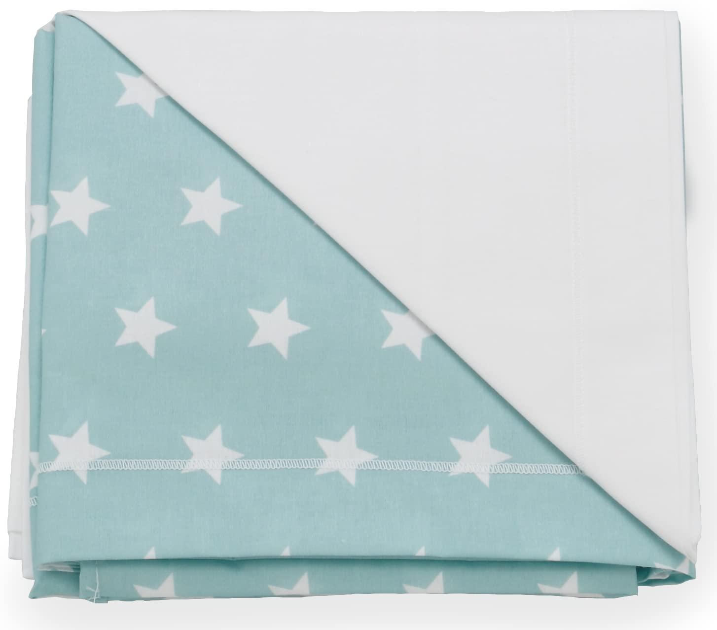 Italbaby set 3 pezzi lenzuola in cotone per lettino starlette menta