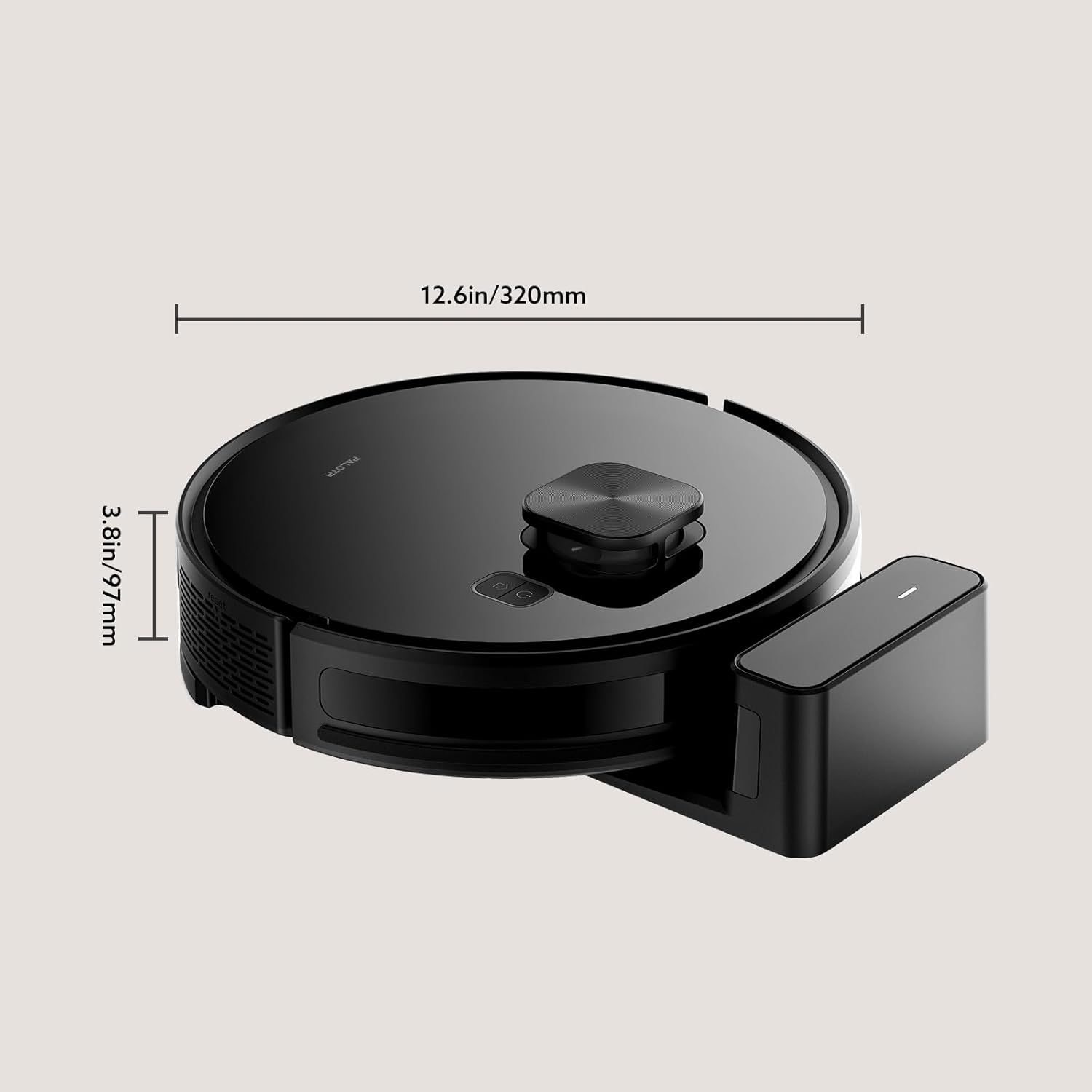 X7 Smart Laser Cleaning Robot Vacuum and Mop Combo, 5000 Pa, Efficiently Removes Various Stubborn Stains, Compatible with Alexa & Google Home, Auto-Recharge, Carpet & Hard Floor, Black