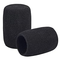 BQLZR Lot de 10 bonnettes anti-vent en mousse pour microphone de haut