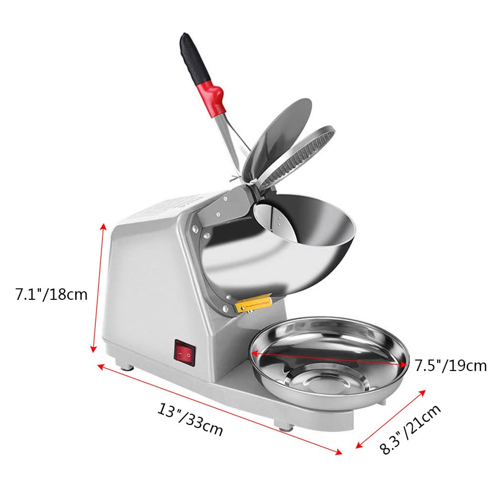 Amazon.com: Yahpetes Electric Shaved Ice Machine 1Pcs Electric