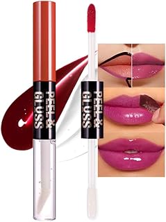 Deep Raspberry Peel Off Lip Gloss Tattoo and Lip Oil, Lip Stain Peel Off...