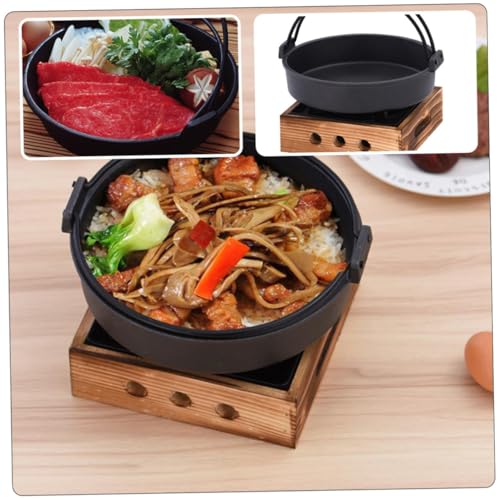 Casserole fonte sukiyaki et marmite résistante chaleur pour plaques