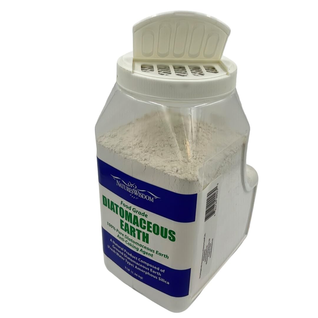 Nature's Wisdom Food Grade Diatomaceous Earth 3 lb. Jar