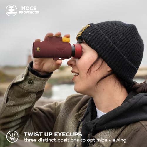 Image of Nocs Provisions Zoom Tube 8x32 Monocular, Bird Watching & Backpacking | 8X Magnification Telescope, Bak4 Prism, Wide Field of View for Wildlife Viewing