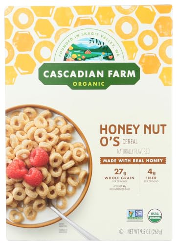 Cascadian Farm Honey Nut O's Cer 12x 9.5OZ miniatura 1