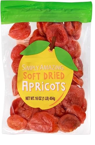 Simply Amazing Soft Dried Apricots, Limited Edition 16oz/454g (Pack of 1)