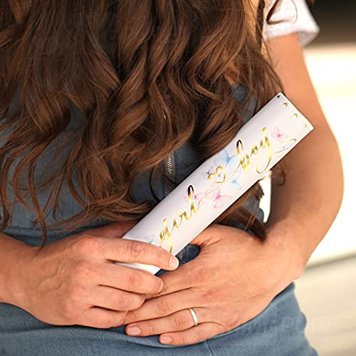 PrimePure Gender Reveal Confetti Cannon - Butterfly Confetti Poppers - Pink, 2 Pack - Baby Girl Gender Reveal Party Poppers Shooters - Pink Paper and Gold Butterflies Baby Shower Party Gun by PRIMEPURE - Image 7