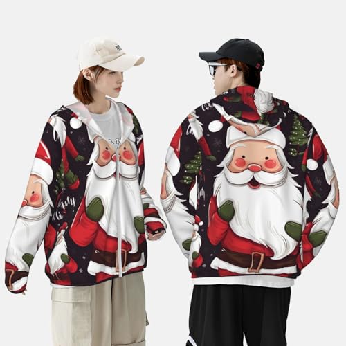 Veste rafraîchissante Père Noël homme anti-UV UPF 50+ pour la plage