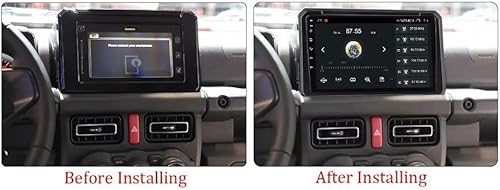Miniatura 2 de Radio de coche estéreo de 9 pulgadas para Suzuki Jimny 2018 2019 2020 Dash Kit,4+64GB 8-Core Android 12 Navegación GPS reproductor multimedia con