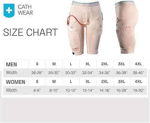 Miniatura 7 de Bolsa de pierna para catéter - Soporte para bolsa de piernas para hombres y mujeres  Aprobado por Medicare (negro, blanco, beige) (beige, pequeño,