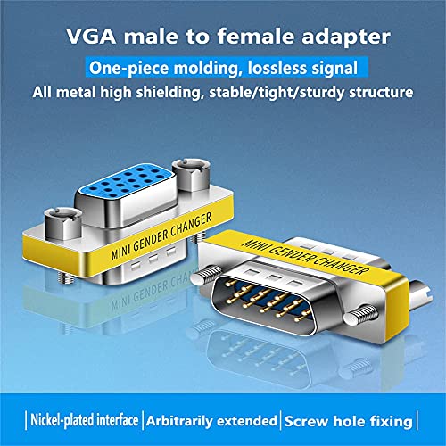 Adaptador VGA Macho a Hembra 2 unidades miniatura 7
