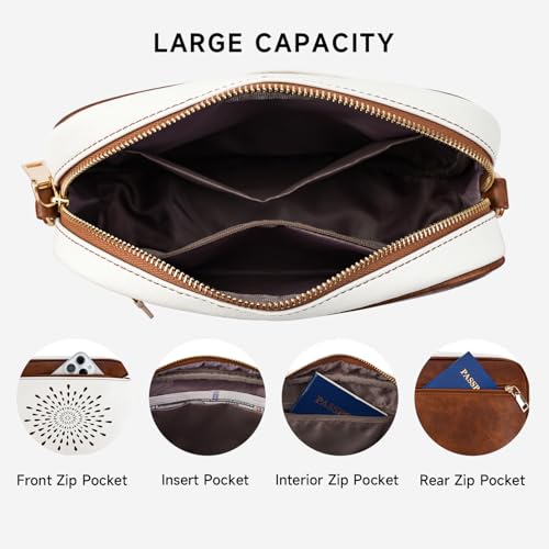 Image of APHISON Crossbody Bags for Women Trendy,Vegan Leather Small Crossbody Purses Shoulder Handbags with Adjustable Strap