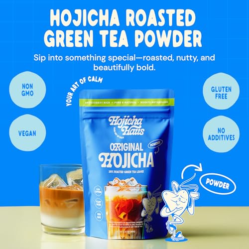 Té matcha verde tostado en polvo 2.8oz miniatura 2