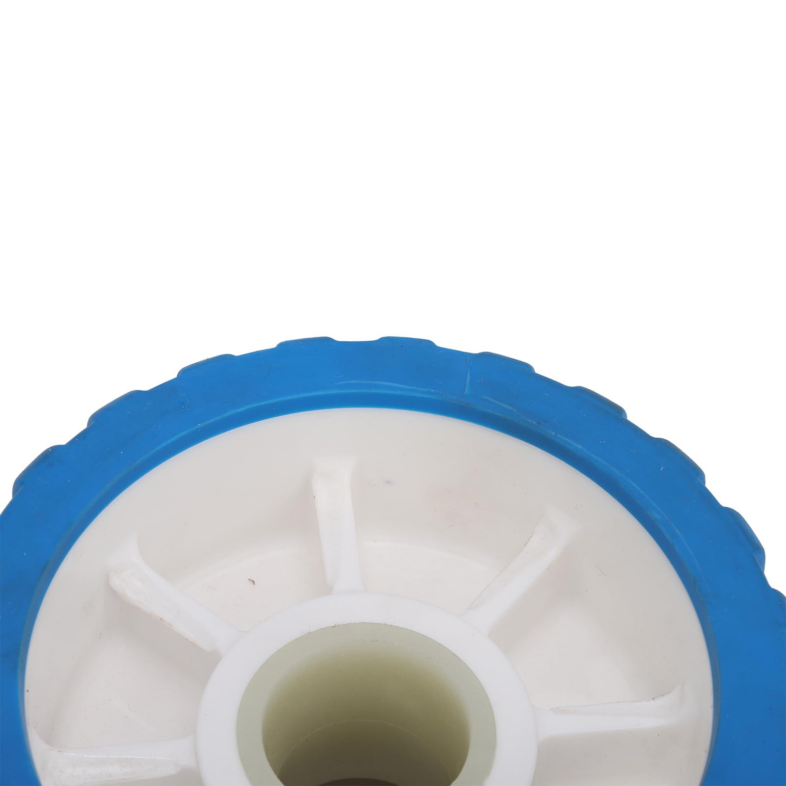 4 szt. Rolki wahliwe przyczepy Odporne na wysokie temperatury Poli żebrowane rolki wahliwe do przyczep łodzi 125 X 73 X 30 mm