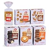 Katz Gluten-Free Variety Pack. English Muffins, Pumpkin Spice Donuts, Soft Pretzel Nuggets, Challah Bread, Cinnamon Rugelech & Chocolate Frosted Donuts. Dairy, Nut, Soy & Sesame Free (6pk)