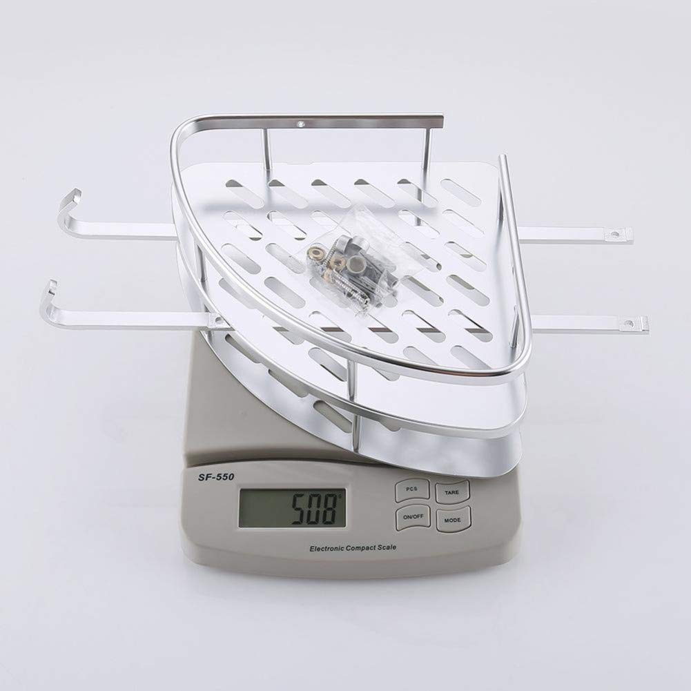 Estantes de baño exquisitos Toallero Espacio Estante de baño de Aluminio Ducha Cosmética Accesorios de baño Organizador de Almacenamiento Titular de Rack/a