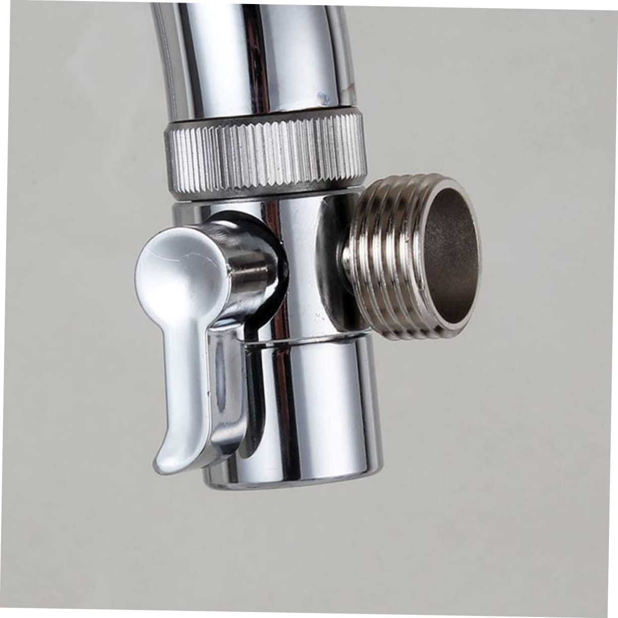 Paquete de 2 adaptadores de grifo de cocina de aleación de zinc de conexión rápida para manguera de jardín, válvula desviadora para un control eficiente del flujo de agua, duradero y fácil de instalar