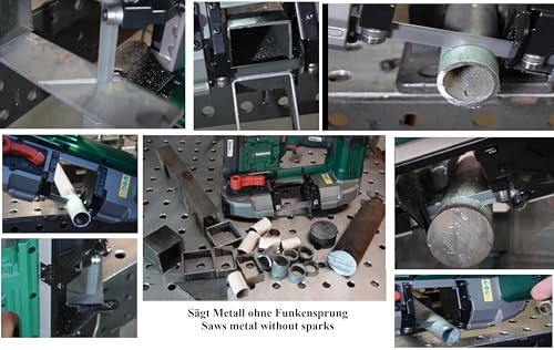 PARKSIDE 20V Akku Metall Bandsäge PMBA20-Li A1 aus der x20v Team Serie inkl. stabilem Koffer, ohne Akku und Ladegerät