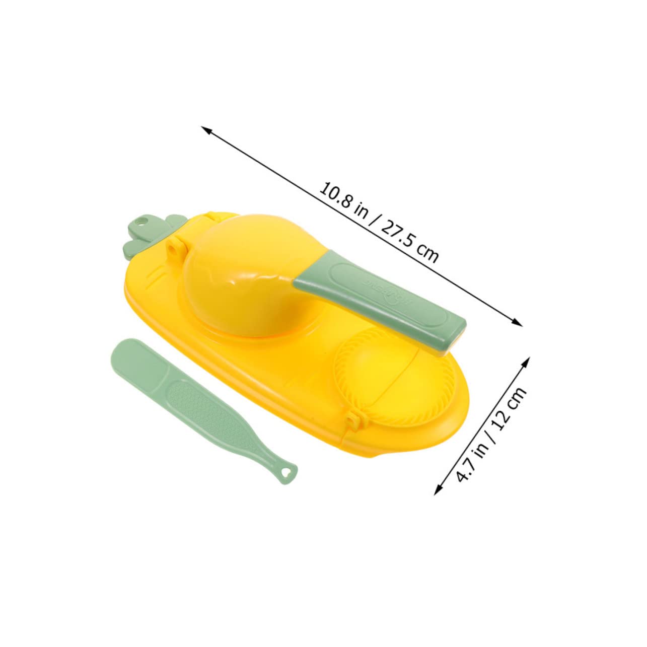 Alipis 2 Sets Manual Dough Presser Double Head Dumpling Maker Easy to Use for Kitchen