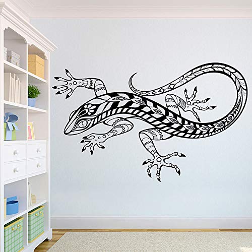 hetingyue Lagarto Lobo Lindo Tatuajes de Pared Salvaje Africano Orgulloso león Animal Oficina en casa diseño de Interiores Arte Mural decoración del hogar 63x103cm