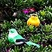 Threan 5 Pcs Artificial Birds Fake Birds Clip on Realistic Bird Ornaments Figurines for Tree Feathered for Spring Easter Party Wreath Craft Yard Garden Home Decor Flower Arrangement, Assorted Colors