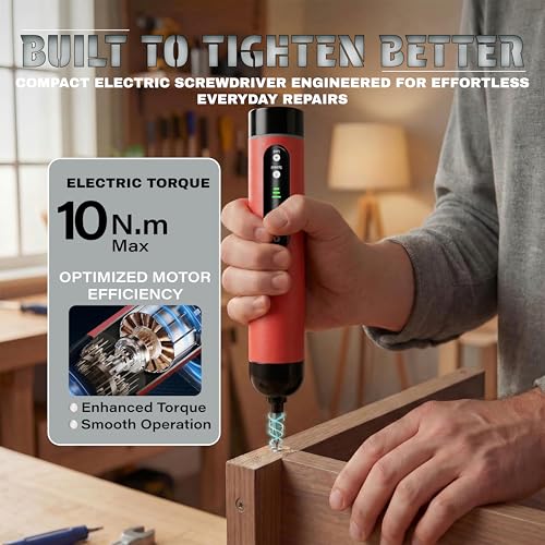Image of IBELL IBL ES36-15 Cordless Screwdriver 1500 mAH Set with 27 Accessories | 10Nm Max Torque | 3 Torque Settings | 300 RPM Speed | 6.35mm Chuck | Built-in LED Light for Home & DIY Use-6 Months Warranty