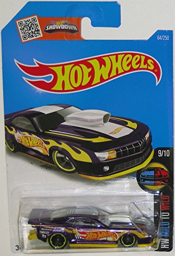 Hot Wheels2016 HW Mild To Wild '10 Pro Stock Camaro 64/250, Purple