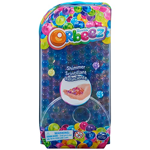 Orbeez, The One and Only, Paquete de características Brillantes Multicolor con 1300 Cuentas de Agua no tóxicas, Juguete sensorial para niños a Partir de 5 años