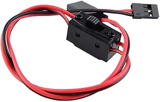Drfeify Servo Cable, Light Control On/Off Power Switch Plug Male Female Wire for RC Model Car/Boat/Steering Engine