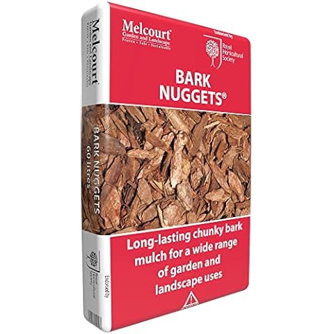 Melcourt Decorative Bark Large Nuggets Mulch 60lt Cover