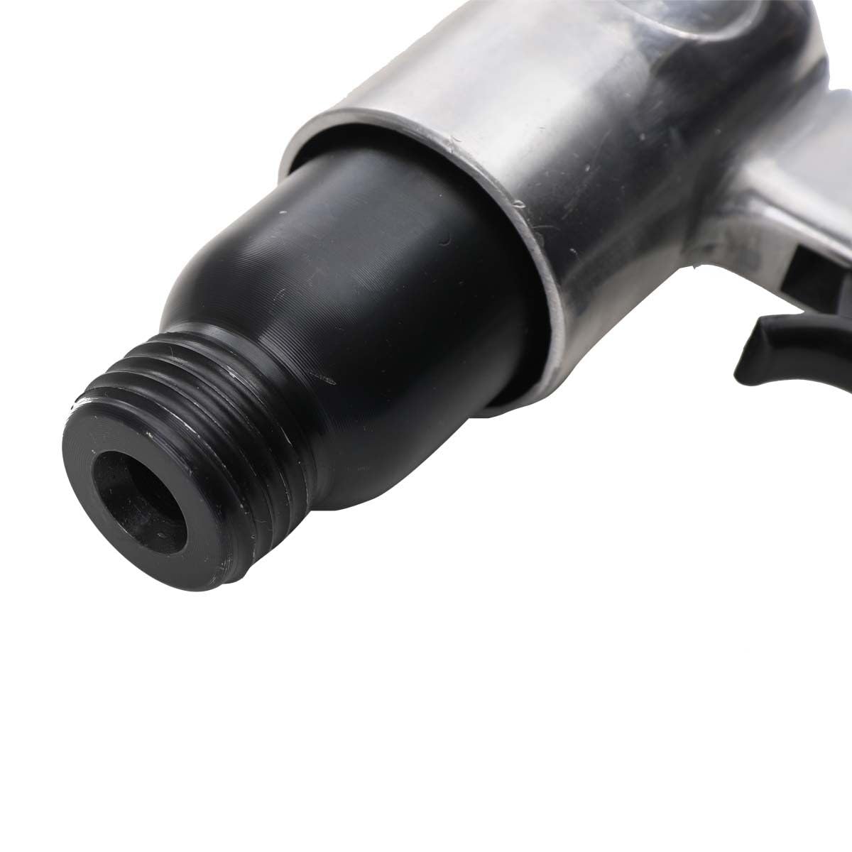 Druckluft-Meißelhammer -Set Druckluftmeißel Satz mit 4-tlg Meißeleinsätze und Nadelentroster für Stein + Metall, Rostentferner Set Schlaghammer Drucklufthammer Werkstatt Werkzeuge