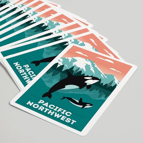 Lantern Press Pacific Northwest naipes poker 52 cartas miniatura 5