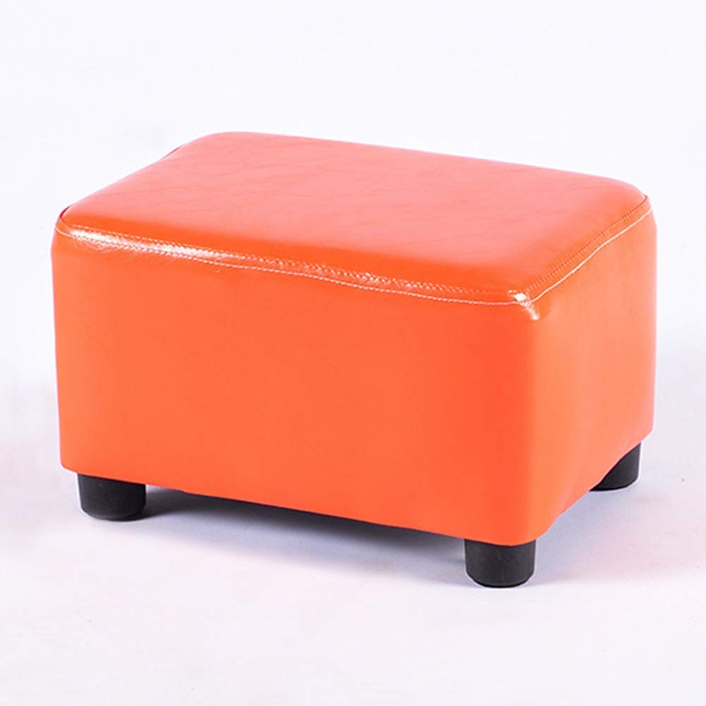 Repose-Pieds Compacts Orange pour Soulager vos Jambes et Compléter un Coin Maquillage